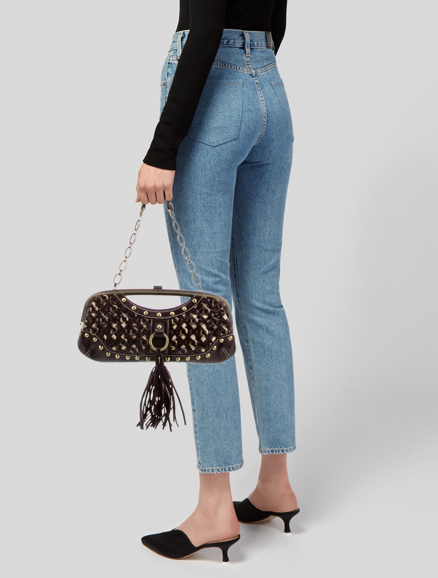 Rafe Leather Evening Bag